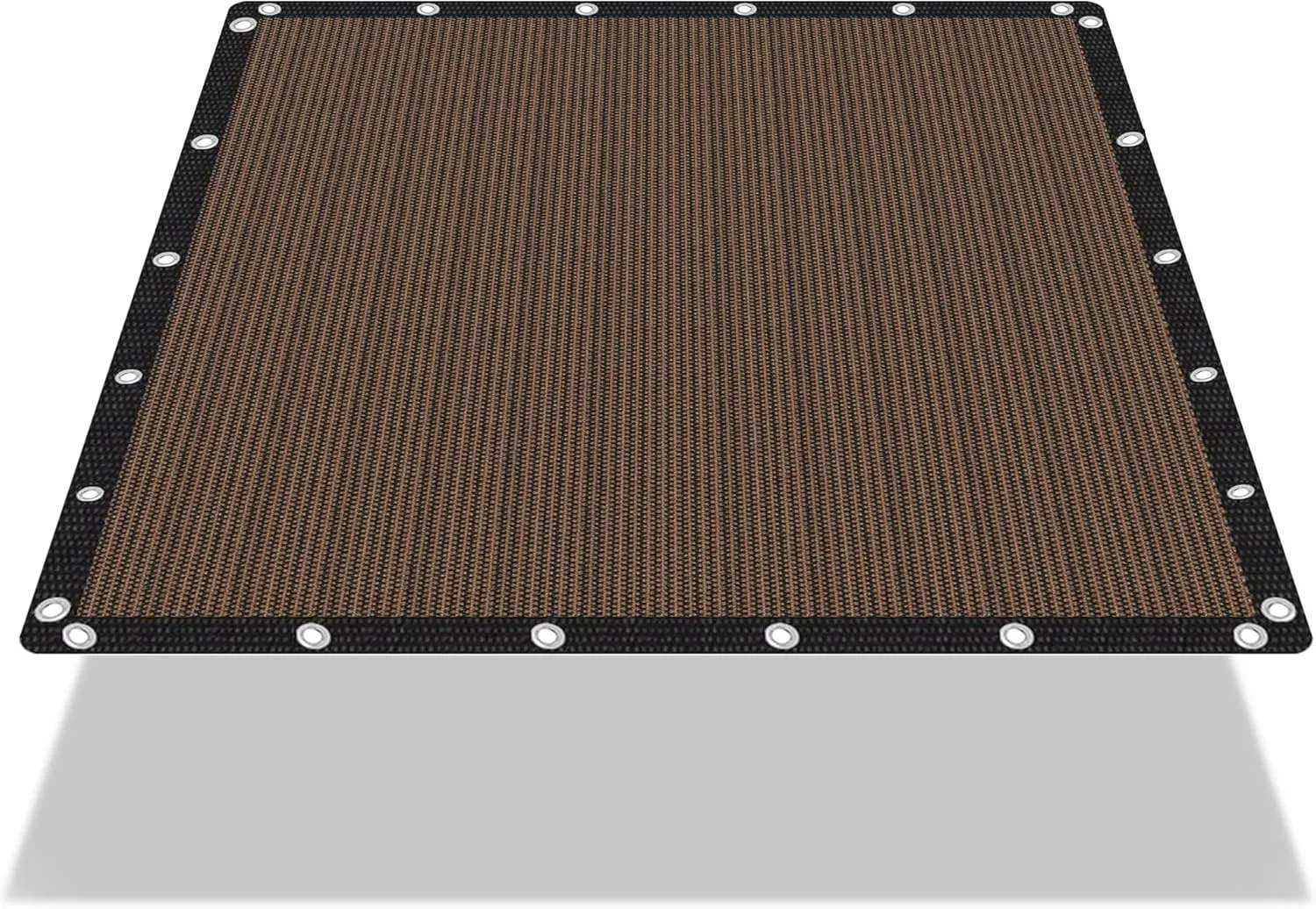 90% Shade Cloth Sun Shade Fabric Privacy Screen Shade Cover for Patio Garden Pergola Shade Cover Canopy with Gromments (Mocha, 10X10 FT)