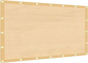 90% Sun Shade Cloth, 12x24ft Pergola Shade Cover with Reinforced Grommets, Shade Fabric Privacy Screen Cover Canopy with UV Protection for Pergola, Patio, Garden, Porch, Deck, Backyard