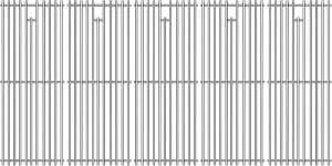 9MM 16517 Grill Grates Replacement for Bull Grill Replacement Parts, BBQ Bull Brahma 5 Burner 57568, 57569, 57568CE, 19” Lion Premium 40” 4 Burner L90000, 90000, 65073 Stainless Steel Grids