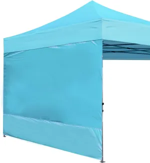 ABCCANOPY Instant Canopy SunWall 10x10 FT, 1 Pack Sidewall Only, No Frame or Top, Sky Blue
