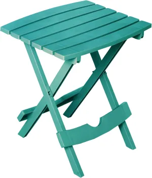 Adams Manufacturing 8510-94-3902 Quik Fold Side Table, Teal