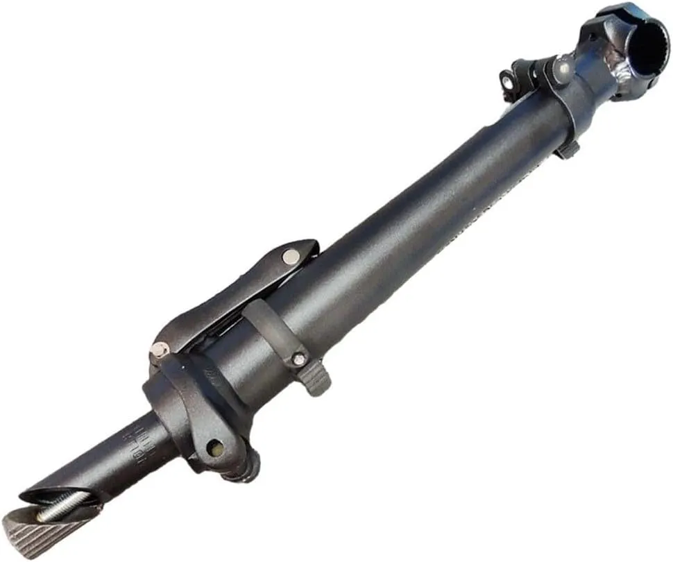 Adjustable Telescopic Bike Stem for Handlebar 25.4mm Folding Electric Bike Aluminum Alloy Extension Black