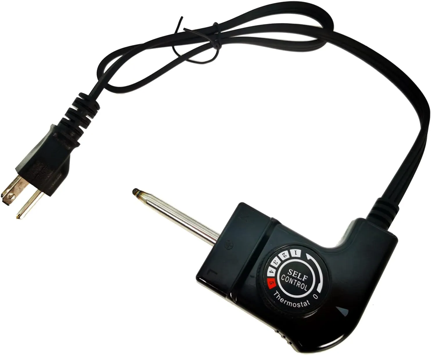 Adjustable Thermostat Probe Cord for Masterbuilt Smokers & Electric Griddles, Outdoor/Household Electric Smoker, IFITTING Power Cord with Thermostat Control, 15A/125V