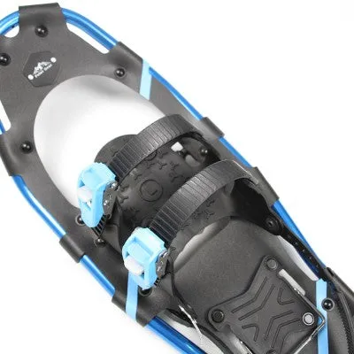 Adult Snowshoes (Blue 8 x 26 in) & Trekking Pole In a Bag Set