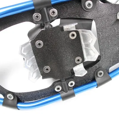 Adult Snowshoes (Blue 8 x 26 in) & Trekking Pole In a Bag Set