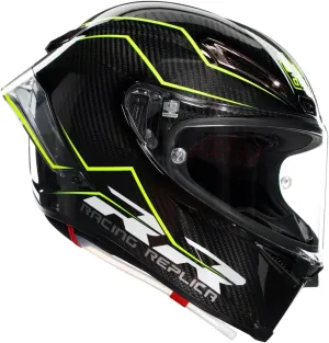 AGV Pista GP RR Performante Motorcycle Helmet Carbon/Lime MD, Medium