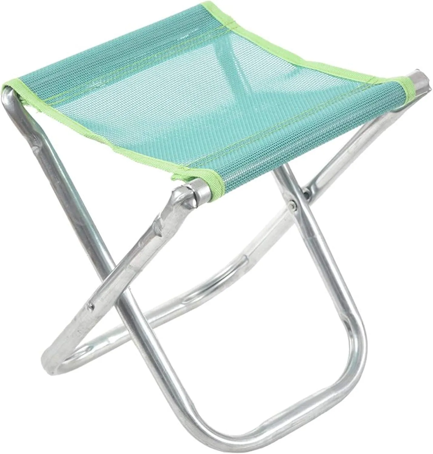 AISHANBAIHUODIAN Portable Aluminum Folding Chair Stool Seat Outdoor Fishing Camping Picnic Padded (Color : Other)