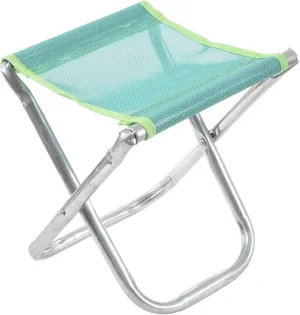 AISHANBAIHUODIAN Portable Aluminum Folding Chair Stool Seat Outdoor Fishing Camping Picnic Padded (Color : Other)