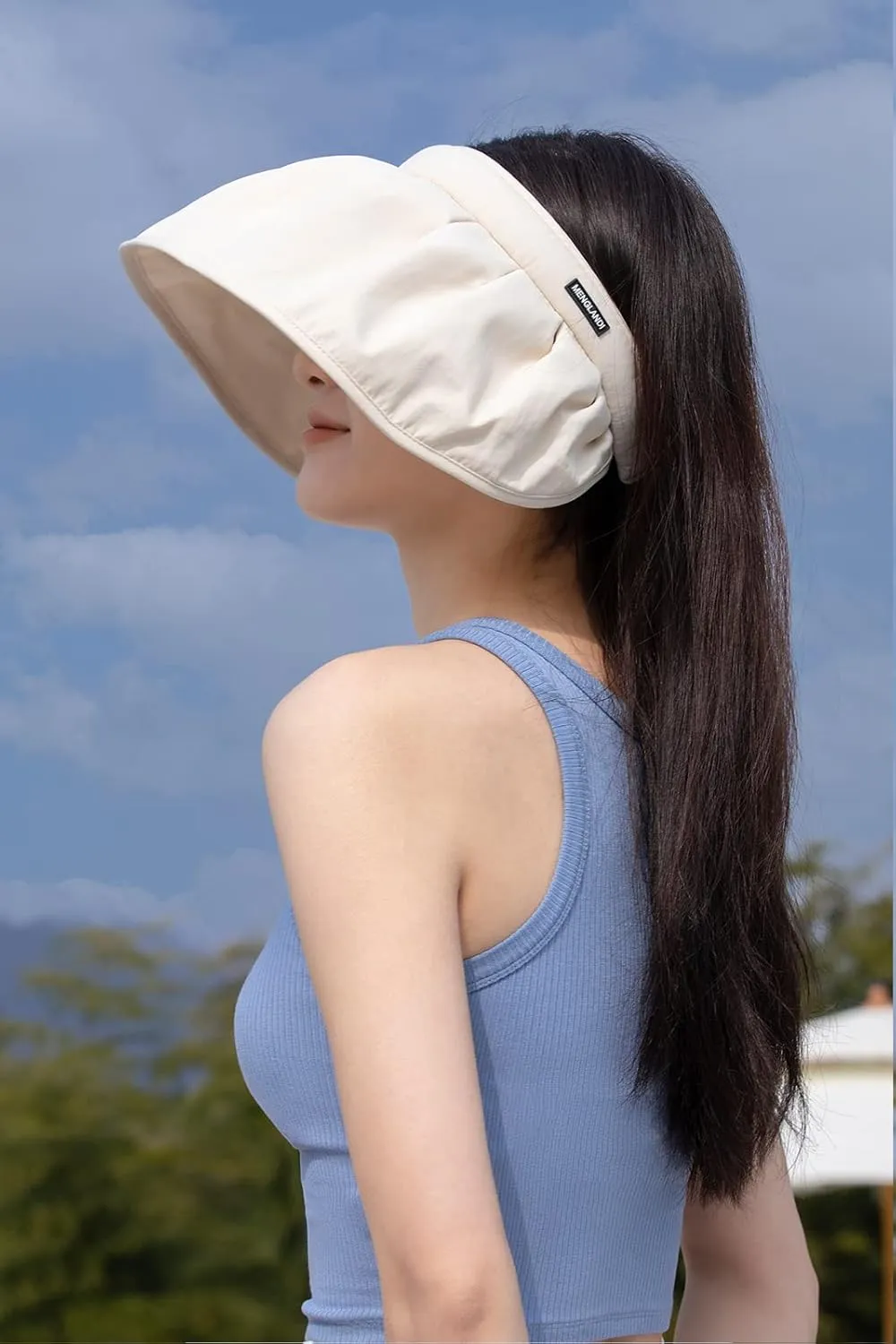 Aivtalk Women Sun Hat Summer Wide Brim Bucket Hat Chic Designed Foldable Sun Visor Cap Headwear 2022