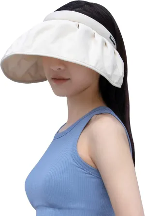 Aivtalk Women Sun Hat Summer Wide Brim Bucket Hat Chic Designed Foldable Sun Visor Cap Headwear 2022