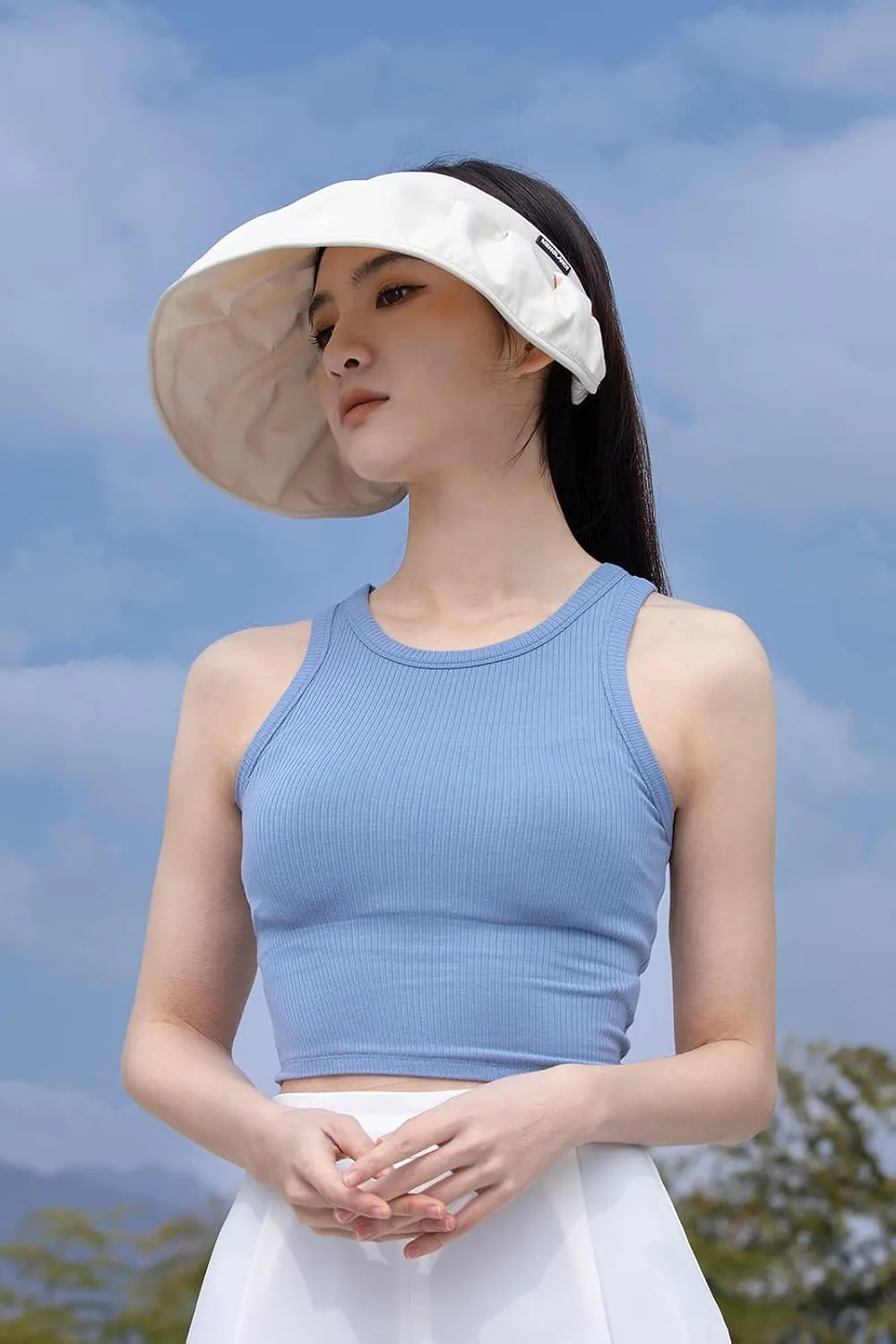 Aivtalk Women Sun Hat Summer Wide Brim Bucket Hat Chic Designed Foldable Sun Visor Cap Headwear 2022