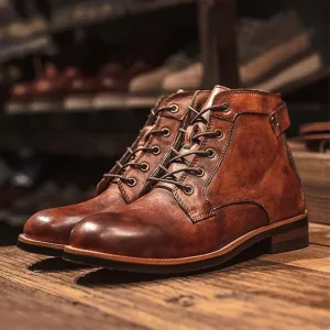 Alaric Forge Leather Boots