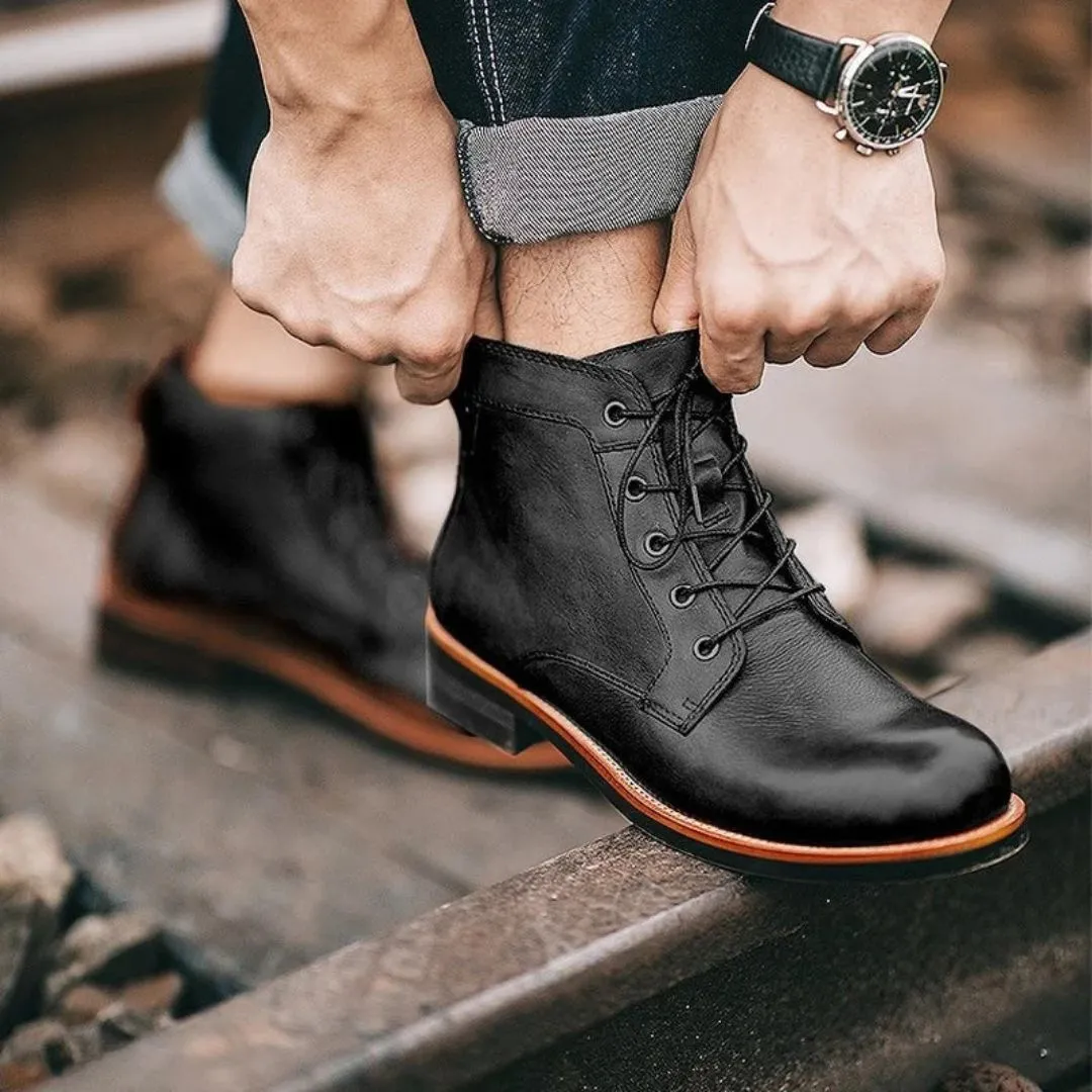 Alaric Forge Leather Boots