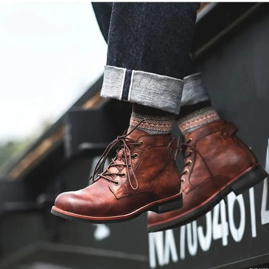 Alaric Forge Leather Boots