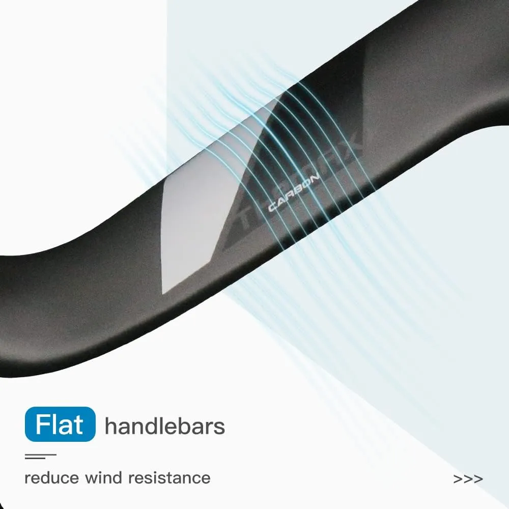 alfa pasca 28.6 road bike handle with integrated stem 440mm road bike handlebars carbon fiber team 110mm integrated handlebar bike