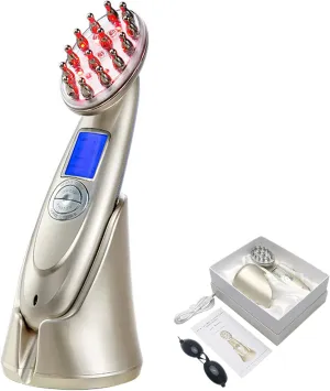 Alments Hairrevive - Portable Rechargeable Alments Hair Revive Brush, Scalp Care Massager, Heal Damaged Roots & Scalp, Stimulating Hair Growth for Women & Men, Compact & Easy to Use