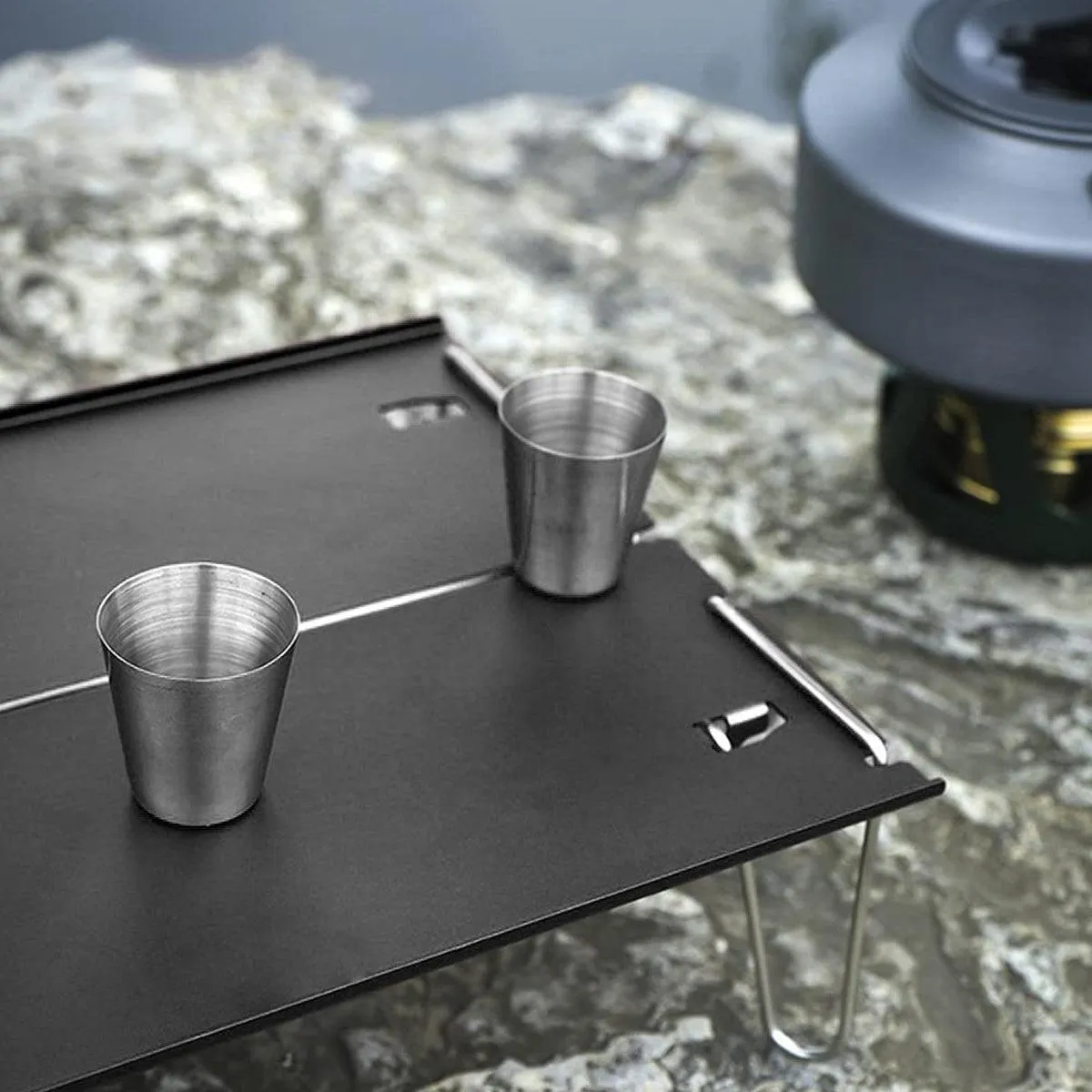 Aluminium Alloy Folding Table Portable Outdoor Camping Picnic Multifunctional