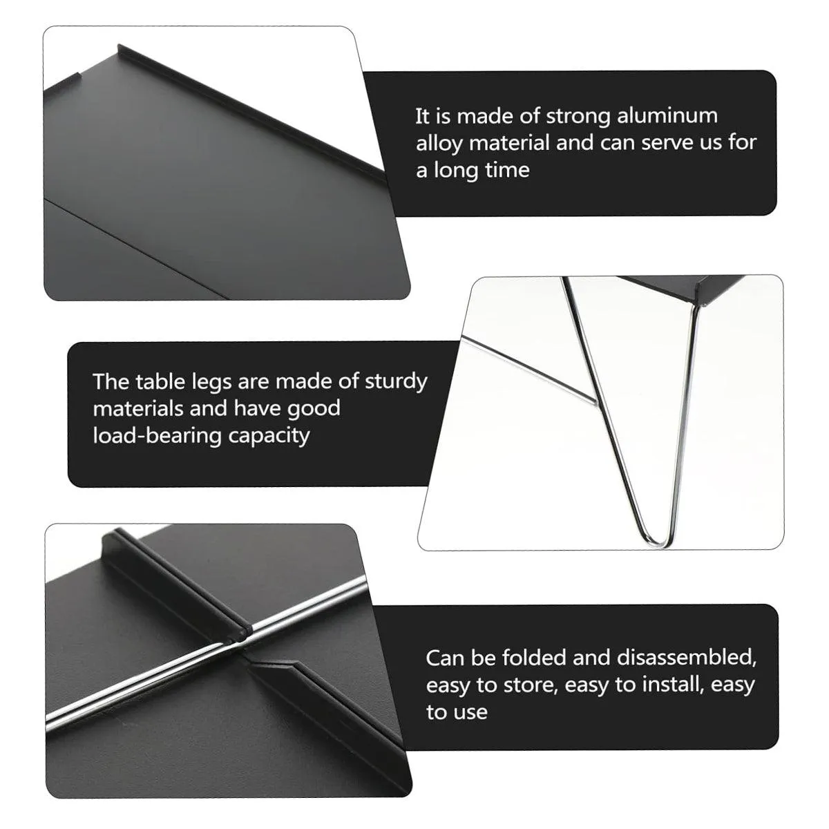 Aluminium Alloy Folding Table Portable Outdoor Camping Picnic Multifunctional
