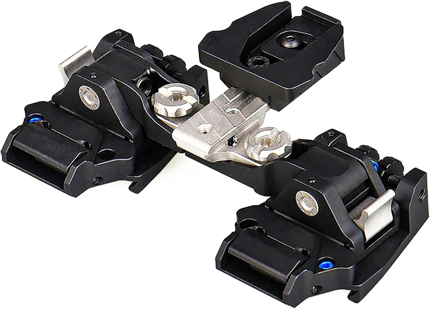 Aluminum Alloy Binocular Bridge Folding Arm Mount Bracket for PVS14 Dual Night Vision Mount PVS-14 Light Weight Dual Tube Mounting System IC AN/PVS-14LW - Fully CNC-Controlled Aluminum Alloy