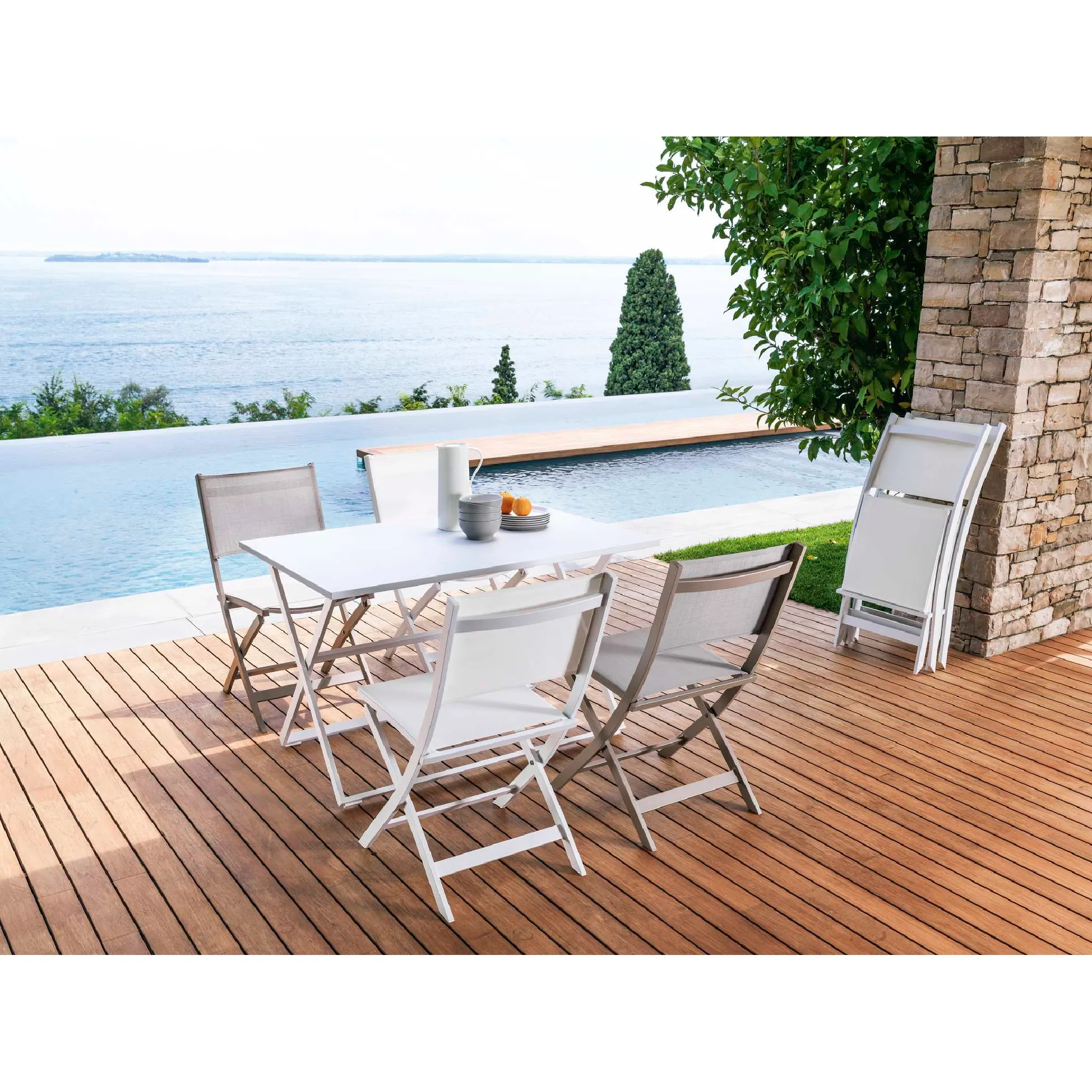 Aluminum Outdoor Folding Table | Talenti Queen