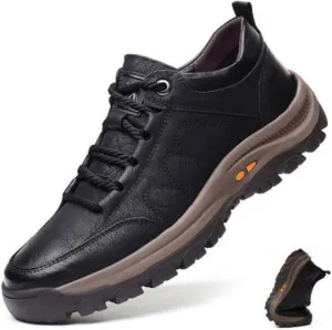 AngryMonkey Men Hiking Shoes Arch Support Anti-Fatigue Anti Slip Shock-Absorbing Outdoor Snow Warm Running Boots,Large Sizes 6 to 13