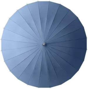 ANIIC Umbrella Golf Umbrella Windproof Rainproof Stick Umbrella Solid Wood Handle Waterproof Canopy Vented Umbrella for Rain and Sun (Color : G, Size : 105CM)