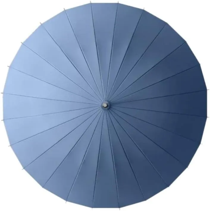 ANIIC Umbrella Golf Umbrella Windproof Rainproof Stick Umbrella Solid Wood Handle Waterproof Canopy Vented Umbrella for Rain and Sun (Color : G, Size : 105CM)
