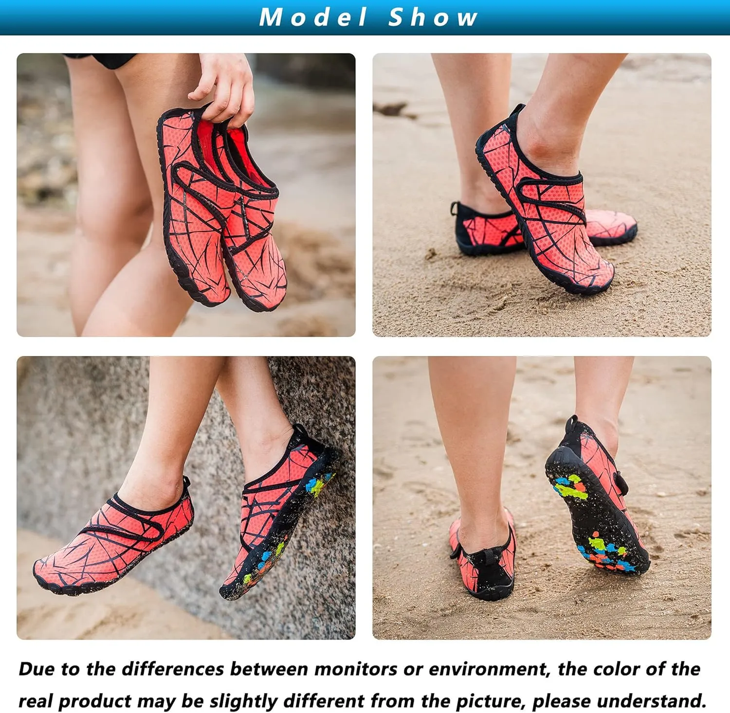 Ansbowey Water Shoes Mens Womens Quick-Dry Lightweight Barefoot Athletic Shoes for Beach Walking, Stream Trekking, Swimming Pool, Snorkeling, Driving, Jogging, Boating