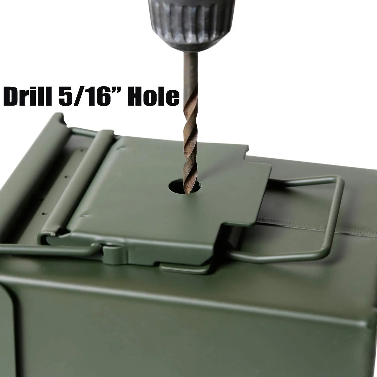 Aolamegs Ammo Box Can Lock Hardware Kit .50 Cal, Fat 50,l 30 Cal, 20 mm, 40 mm