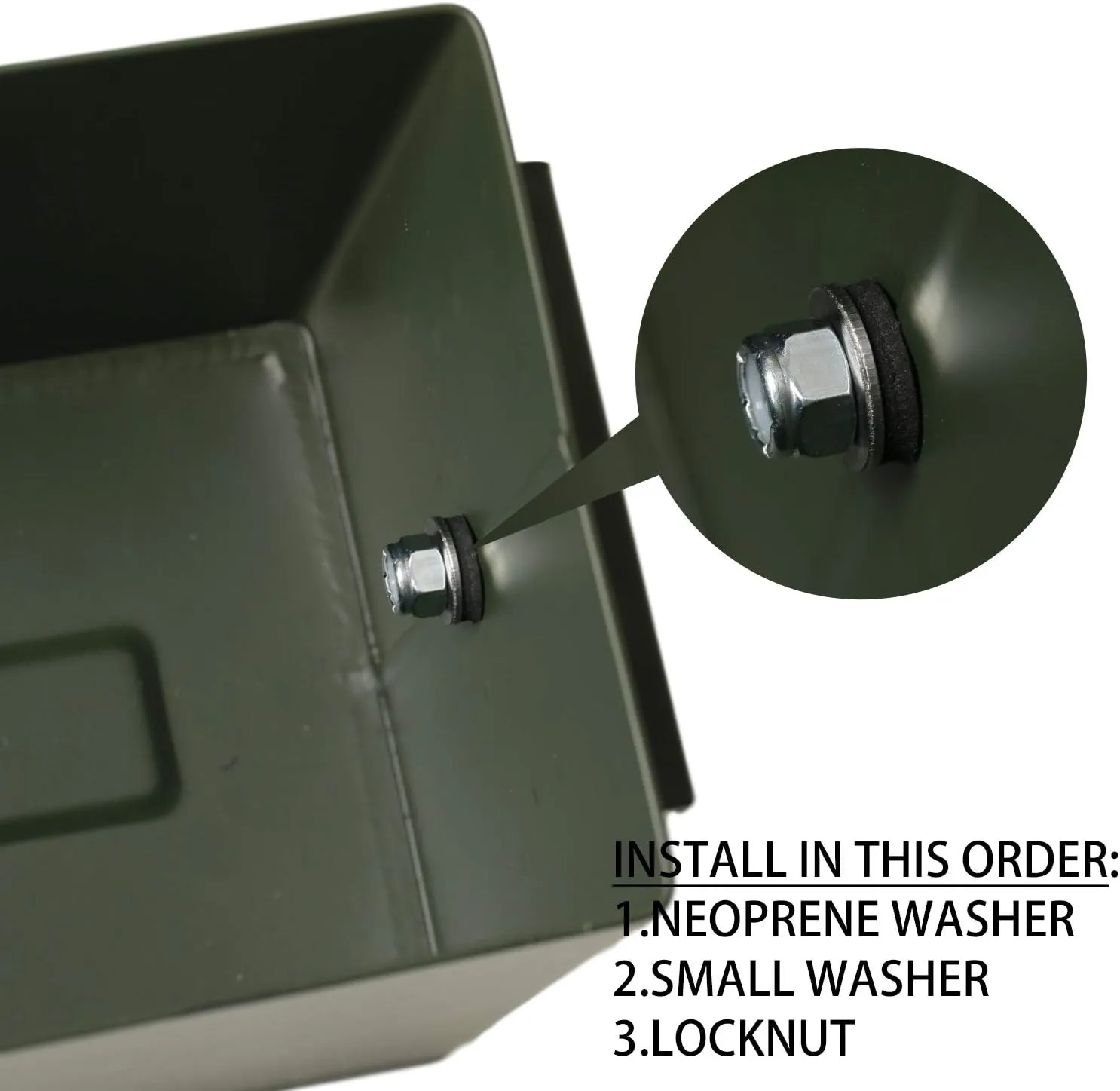 Aolamegs Ammo Box Can Lock Hardware Kit .50 Cal, Fat 50,l 30 Cal, 20 mm, 40 mm