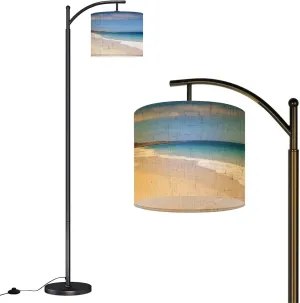 Arc Floor Lamps Paradise Modern LED Adjustable Lampshade Standing Light for Living Room Reading Bedroom Office