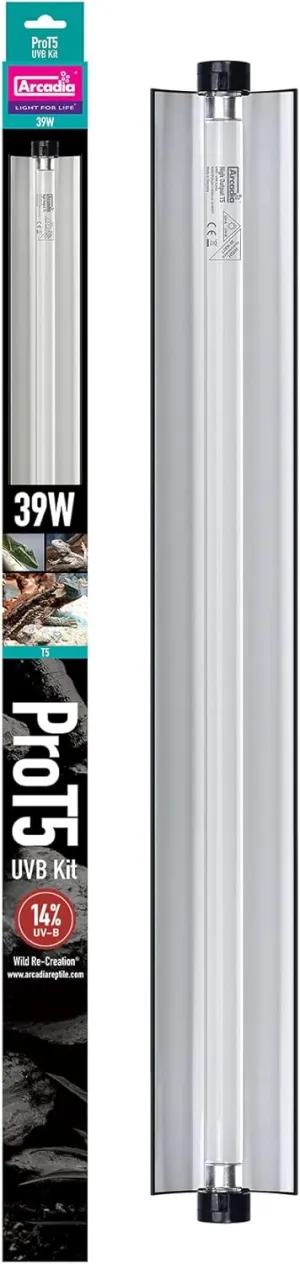Arcadia Pro T5 UVB Lighting Kit - 39W - Dragon