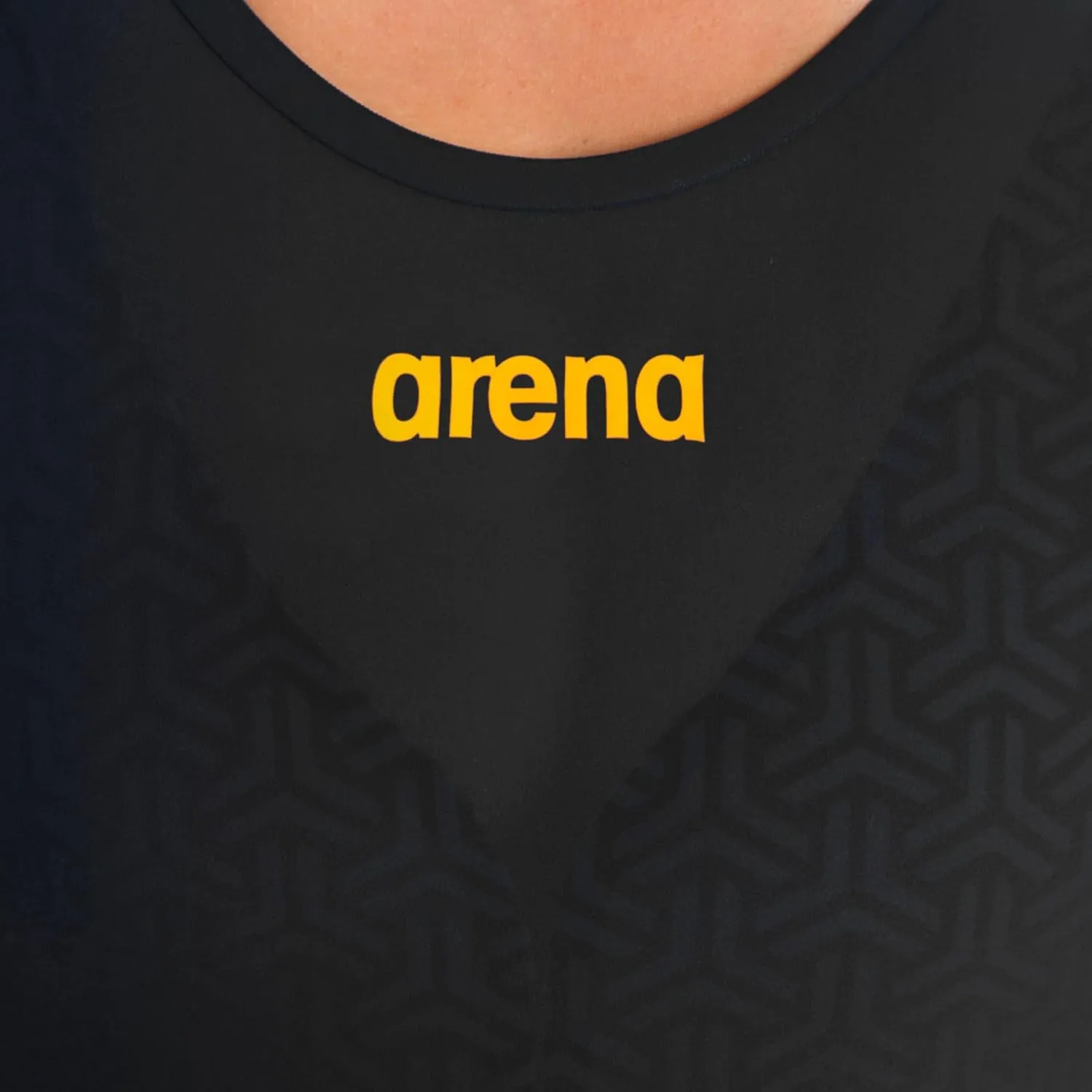 Arena Women's Powerskin Carbon Glide Full Body Short Leg Open Back Swimsuit for Competitive Racing, Practice Kneeskin