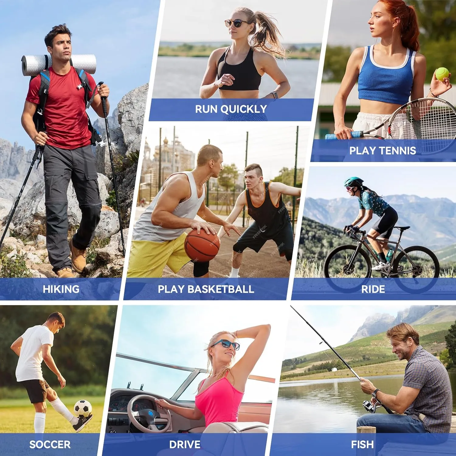 Arm Sleeves for Women Men, Cooling UV Protection Sun Sleeves to Cover Arms UPF 50 , Compression Arm Sleeves for Outdoor