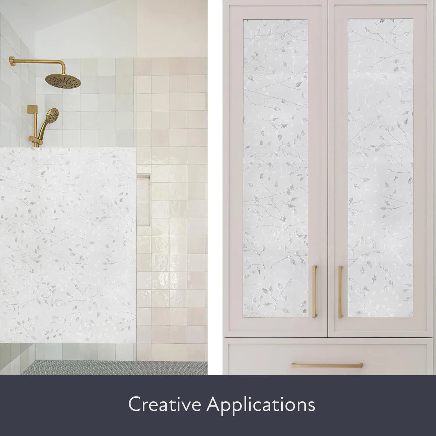 Artscape Canopy | Decorative Privacy Window Film with Textured Glass Pattern | Non-Adhesive & UV Protection | Easy to Apply & Removable | 36 x 72 Inches | Made in USA