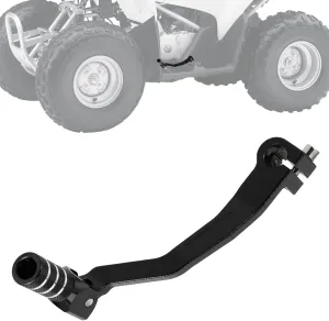 ATV Folding Gear Shifter Pedal Shift Levers CNC for TRX 90 TRX90X 09 15-24 TRX90 06 TRX90EX 07-08 Black