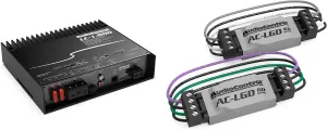 AudioControl LC-1.800 High-Power Mono Subwoofer Amplifier with Accubass with 1 Pair AudioControl AC-LGD 60 Load generating Device