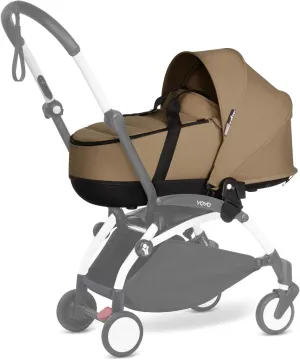 Babyzen YOYO 0  Bassinet, Toffee - Includes Thick Double Mattress, Ventilated Shell & Canopy - Requires YOYO2 Frame (Sold Separately)