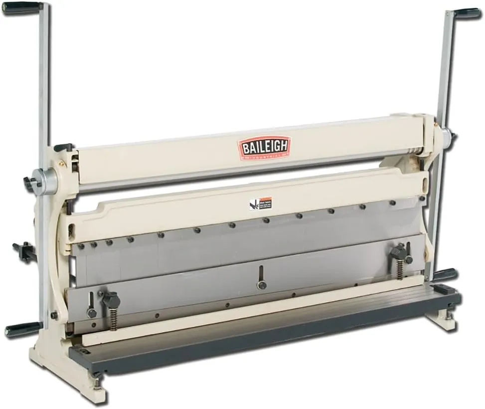 Baileigh 40-Inch Shear Brake Roll Machine, 20-Gauge Mild Steel (SBR-4020)
