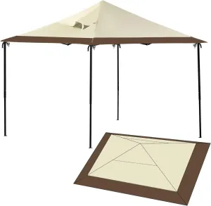 BALAPET 13 FT x 13 FT Instant Pop Up Canopy Tent, Waterproof Oxford Replacement Top Cover, UV Protection Canopy Shelter Replacement Parts for Outdoor Garden Camping, Not Include Frame