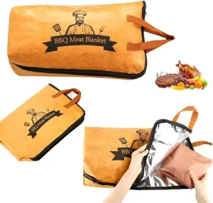 BBQ Blanket, Insulation Bag - Used for Meat Insulation and Heat Preservation, can be reused, Easy to Clean, Father's Day Christmas Birthday Gift for Fathers, Husbands, Friends, Teachers