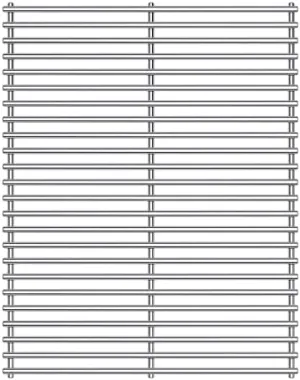 BBQ Grill Grates Replacement for Cuisinart Gas Grill CGG-200, CGG-220, CGG-240, Stainless Steel Cooking Grate Grids Gas Grill Parts Accessories 18 Inch for All Foods Portable Gas Grillls