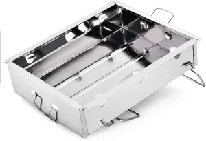 BBQ Grill Outdoor Barbecue Grill Portable BBQ Charcoal Grill Smoker Grill for Outdoor Cooking Camping Hiking Picnics
