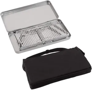BBQ Grill Outdoor Foldable Charcoal Grill, Portable BBQ Barbecue Grill Lightweight Simple Grill for Camping, Garden, Outdoor, Travel