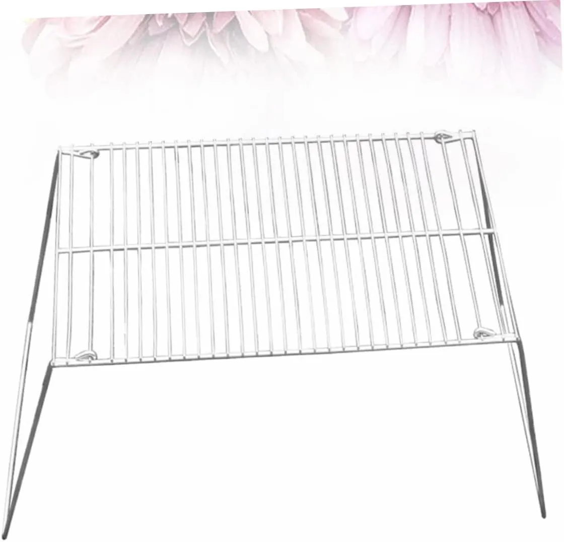 Bbq Grill Rack Stainless Steel Grill Mesh Bbq Mats Mini Barbecue Tools Outdoor Barbecue Accessory