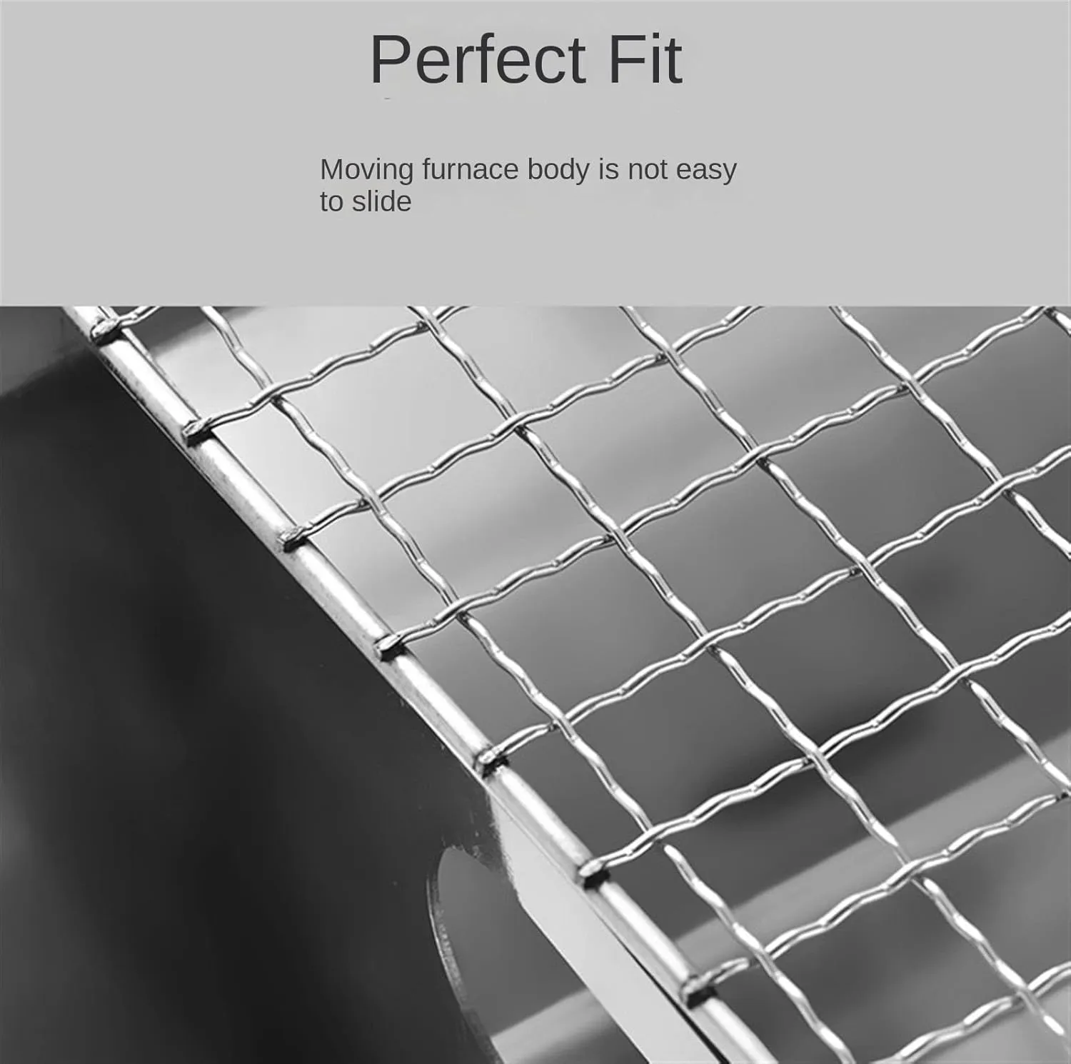 Bbq Grill Stainless Steel Charcoal Barbecue Grill Oven Portable BBQ Grill Net For Camping Travel