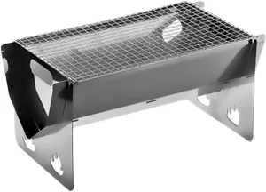 Bbq Grill Stainless Steel Charcoal Barbecue Grill Oven Portable BBQ Grill Net For Camping Travel