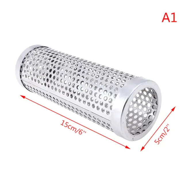BBQ Stainless Steel  Perforated Mesh Smoker Tube