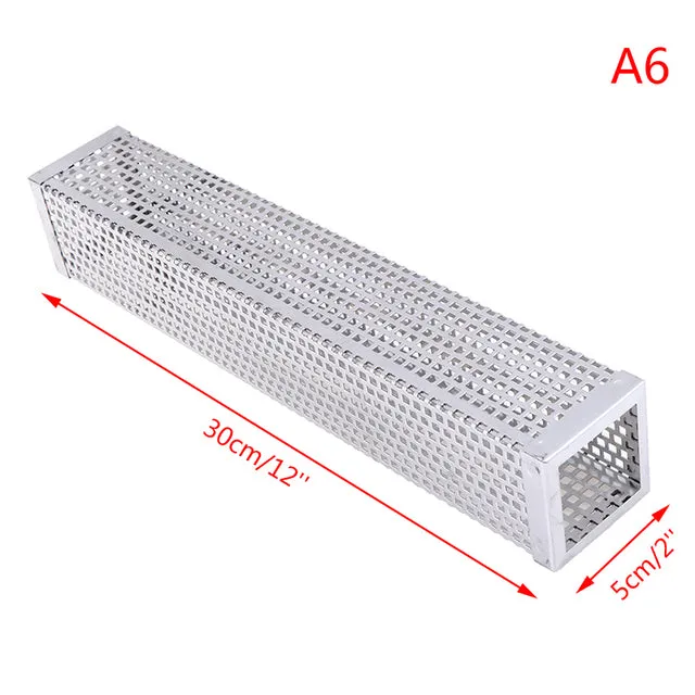 BBQ Stainless Steel  Perforated Mesh Smoker Tube