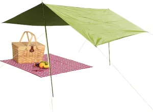 Beach Canopy Tent Sun Shade, Waterproof Sun Shelter Sunscreen Cover, Oxford Cloth Thickened Large Size Awning with Pole, for Family Outdoor Camping Fishing Backyard Picnics (C)